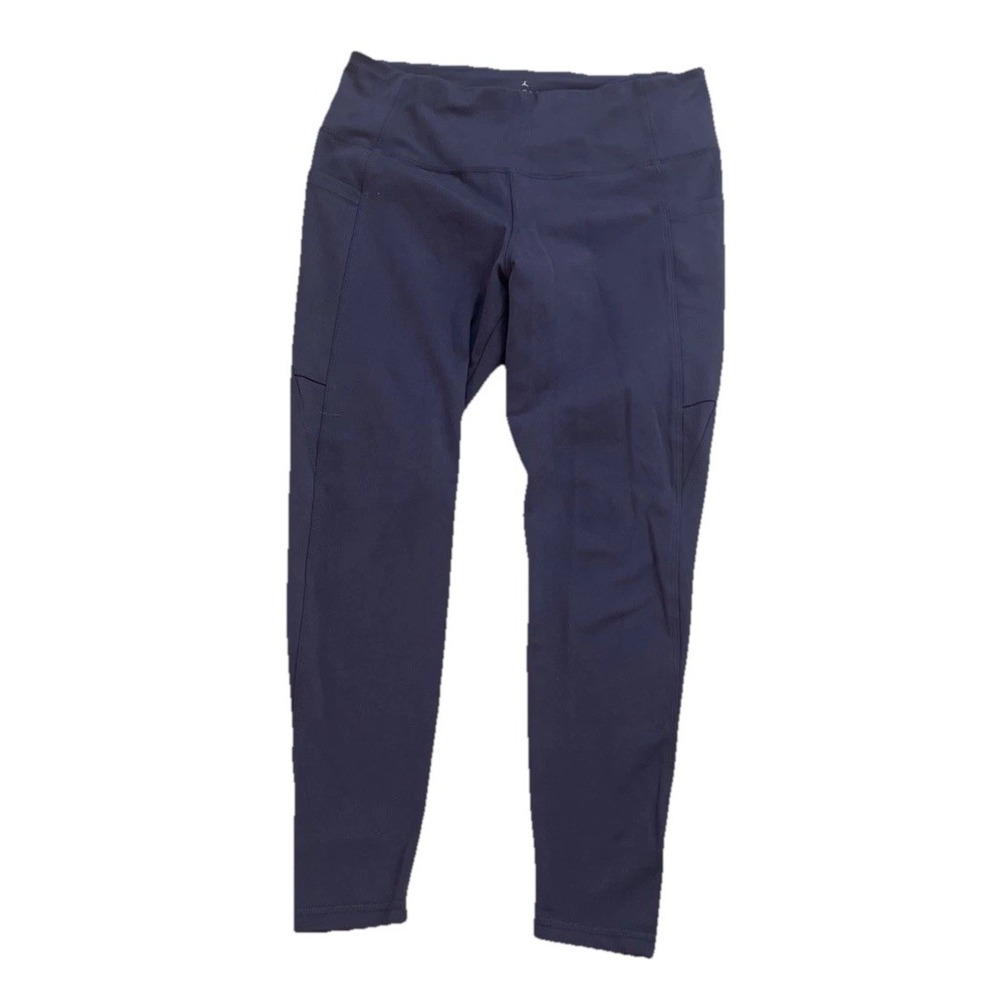 Danskin Women's Ultra High Rise Legging-Side Pockets Size‎ Large Plum